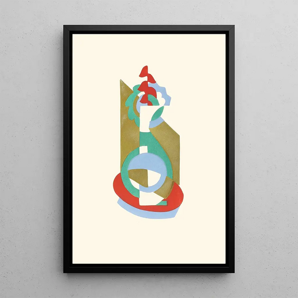 Flowers Text and Twenty-Six Color Plates Part 08 - Serge Gladky — framed artwork on a wall