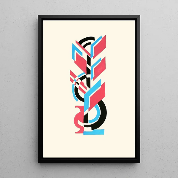 Flowers Text and Twenty-Six Color Plates Part 09 - Serge Gladky — framed artwork on a wall