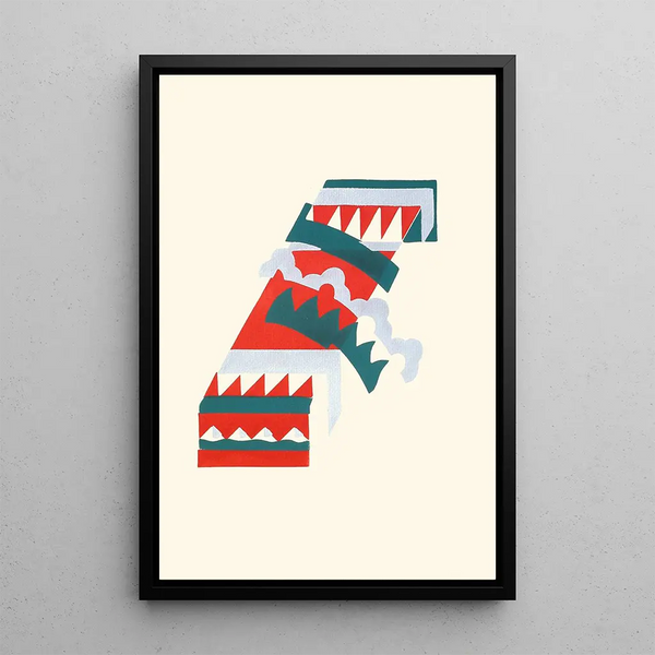 Flowers Text and Twenty-Six Color Plates Part 11 - Serge Gladky — framed artwork on a wall