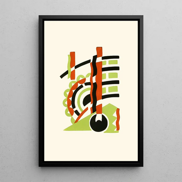 Flowers Text and Twenty-Six Color Plates Part 12 - Serge Gladky — framed artwork on a wall
