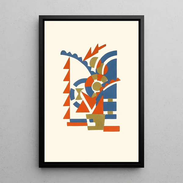 Flowers Text and Twenty-Six Color Plates Part 13 - Serge Gladky — framed artwork on a wall