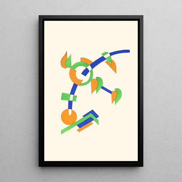 Flowers Text and Twenty-Six Color Plates Part 16 - Serge Gladky — framed artwork on a wall