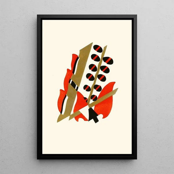 Flowers Text and Twenty-Six Color Plates Part 17 - Serge Gladky — framed artwork on a wall