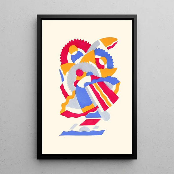 Flowers Text and Twenty-Six Color Plates Pl 18 - Serge Gladky — framed artwork on a wall