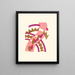 Flowers Text and Twenty-Six Color Plates Vol. 20 - Serge Gladky — framed artwork on a wall