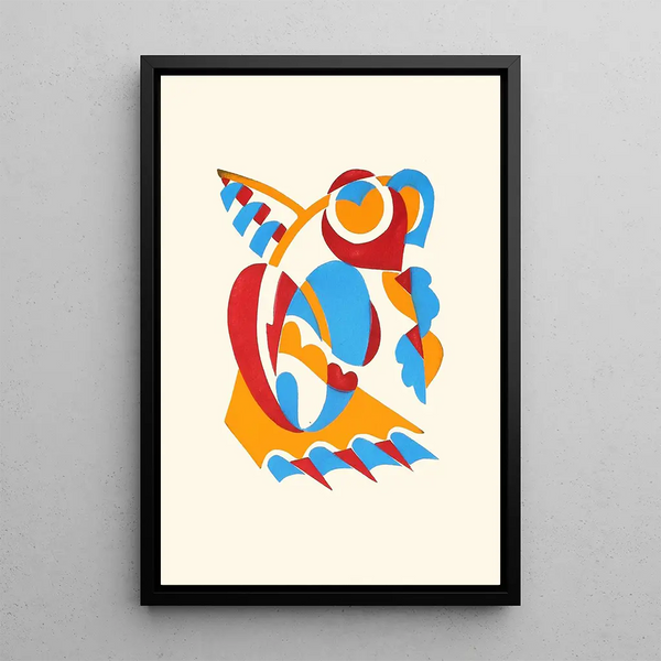 Flowers Text and Twenty-Six Color Plates Part 24 - Serge Gladky — framed artwork on a wall