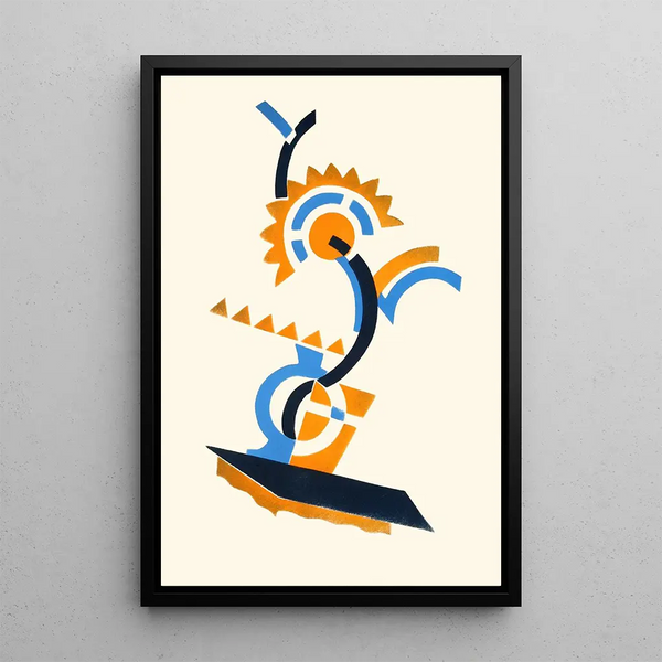 Flowers Text and Twenty-Six Color Plates Pl 26 - Serge Gladky — framed artwork on a wall