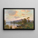 Hunters and dogs - Sergei Ivanovich Vasilkovsky — framed artwork on a wall