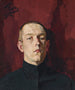 Portrait of the artist Vladimir's son - Sergei Vasilievich Malyutin — artwork view