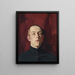 Portrait of the artist Vladimir's son - Sergei Vasilievich Malyutin — framed artwork on a wall