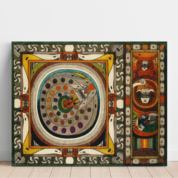 Reproduction of the painting Serpent-filet, from the Wili forest (1921) - Adolf Wölfli