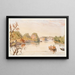 the Devil's Furnace, 72 miles above the Ohio River mouth - Seth Eastman — framed artwork on a wall