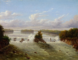 Les chutes de Saint-Antoine - Seth Eastman — artwork view