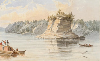 La grande tour à 80 miles de l'embouchure de l'Ohio 64 - Seth Eastman — artwork view