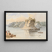 La grande tour à 80 miles de l'embouchure de l'Ohio 64 - Seth Eastman — framed artwork on a wall
