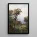 a Girl from Dalarna on the Road - Severin Nilsson — framed artwork on a wall