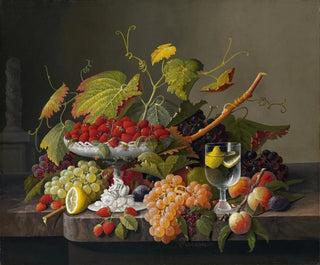 An Abundance of Fruits - Severin Roesen — artwork view