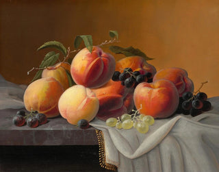 Peaches, grapes and apples - Severin Roesen — artwork view