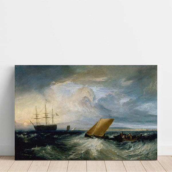 Reproduction of the painting Sheerness view from the Nore - Joseph Mallord William Turner