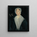 Portrait painting of Mrs. William W. Welch - Sheldon Peck — framed artwork on a wall