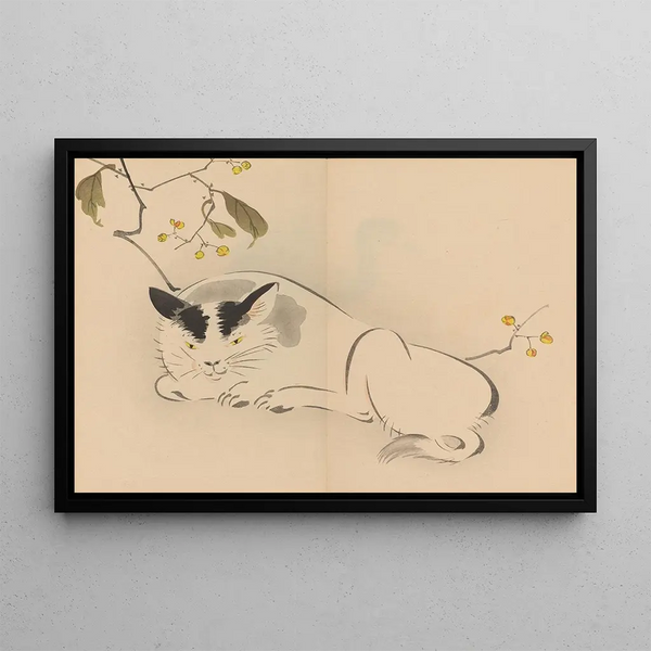 Zeshin iboku tairyukyo gafu Pl08 - Shibata Zeshin — framed artwork on a wall