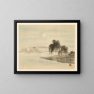 Masterpieces selected from the Ukiyo-e school Pl22 - Shinichi Tajima — framed artwork on a wall