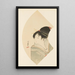 Masterpieces selected from the Ukiyo-e School Pl29 - Shinichi Tajima — framed artwork on a wall