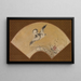 Flying Duck - Shikibu Terutada — framed artwork on a wall