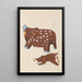 Unai no tomo Pl 066 - Shimizu Seifu — framed artwork on a wall