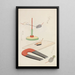 Unai no tomo Pl 069 - Shimizu Seifu — framed artwork on a wall