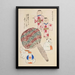 Unai no tomo Pl 089 - Shimizu Seifu — framed artwork on a wall