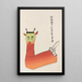 Unai no tomo Pl 170 - Shimizu Seifu — framed artwork on a wall