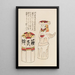 Unai no tomo Pl 185 - Shimizu Seifu — framed artwork on a wall