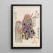 Unai no tomo Pl 187 - Shimizu Seifu — framed artwork on a wall