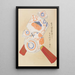 Unai no tomo Pl 194 - Shimizu Seifu — framed artwork on a wall