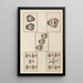 Unai no tomo Pl 210 - Shimizu Seifu — framed artwork on a wall