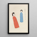 Unai no tomo Pl 217 - Shimizu Seifu — framed artwork on a wall