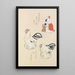 Unai no tomo Pl 224 - Shimizu Seifu — framed artwork on a wall