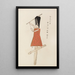Unai no tomo Pl 227 - Shimizu Seifu — framed artwork on a wall