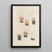 Unai no tomo Pl 228 - Shimizu Seifu — framed artwork on a wall