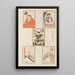Unai no tomo Pl 230 - Shimizu Seifu — framed artwork on a wall