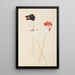 Unai no tomo Pl 231 - Shimizu Seifu — framed artwork on a wall