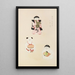 Unai no tomo Pl 235 - Shimizu Seifu — framed artwork on a wall