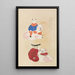 Unai no tomo Pl 249 - Shimizu Seifu — framed artwork on a wall
