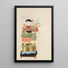 Unai no tomo Pl 250 - Shimizu Seifu — framed artwork on a wall