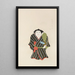 Unai no tomo Pl 251 - Shimizu Seifu — framed artwork on a wall