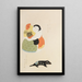 Unai no tomo Pl 254 - Shimizu Seifu — framed artwork on a wall