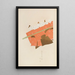 Unai no tomo Pl 256 - Shimizu Seifu — framed artwork on a wall