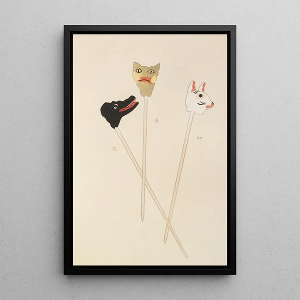 Unai no tomo Pl 261 - Shimizu Seifu — framed artwork on a wall