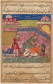 La femme trompeuse ejects the madam after blackening her face with a Tutinama Tales of a Parrot Eighth Night - Shravana — artwork view